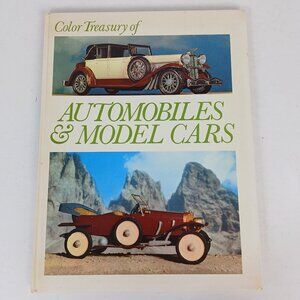 Color Treasury Of Automobiles & Model Cars 1972 Hardcover